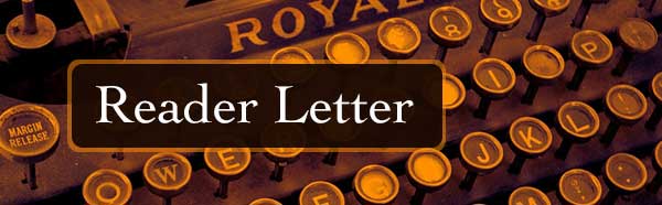 Reader Letter